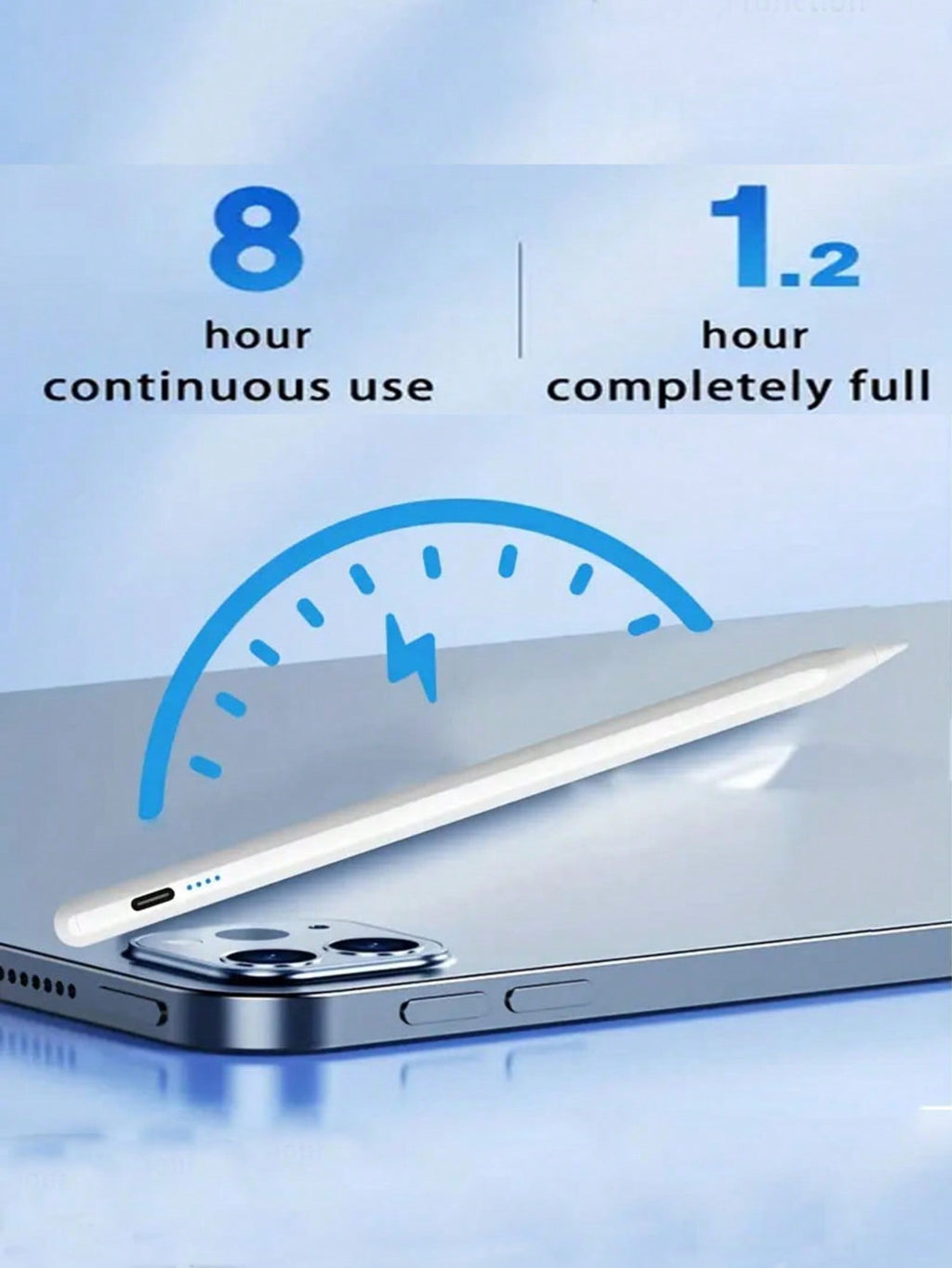 Universal Capacitive Touch Pen for Tablets Smartphones White