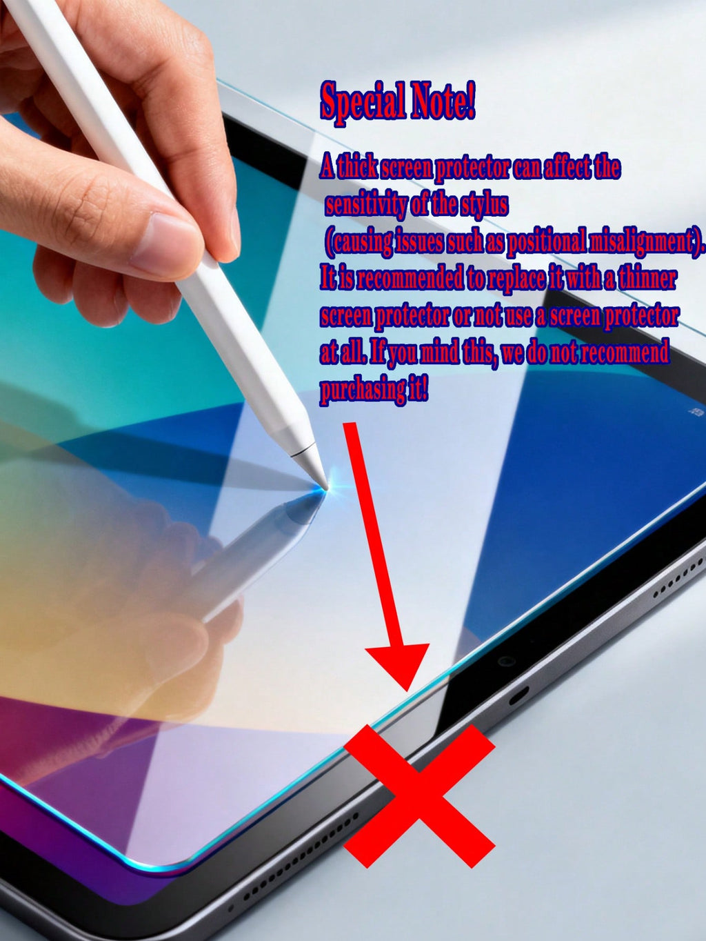 Universal Capacitive Touch Pen for Tablets Smartphones White