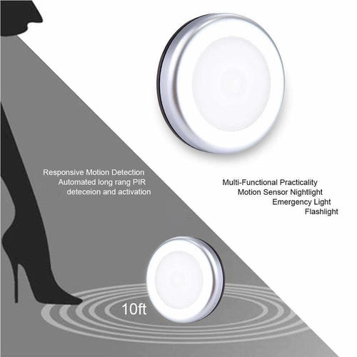 Luce LED con Sensore di Movimento — Automatica, a Batteria