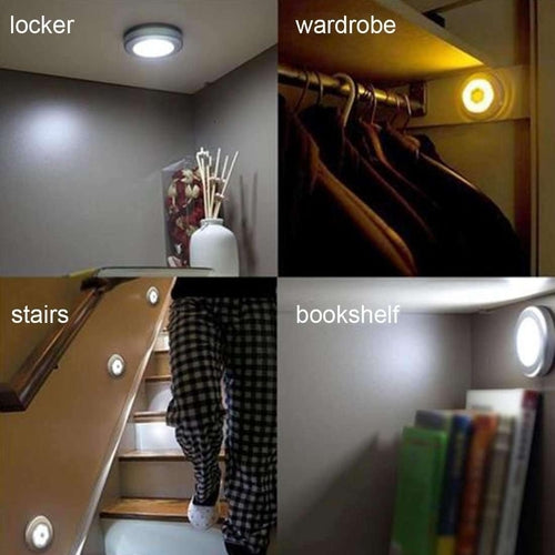Luce LED con Sensore di Movimento — Automatica, a Batteria