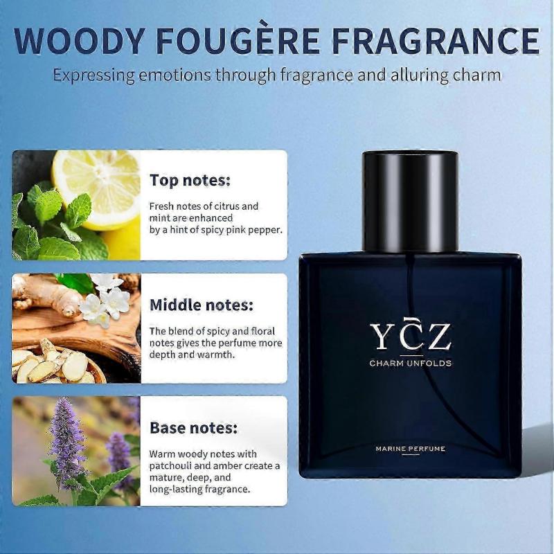 YCZ Profumo Leggero Fragranza a Lunga Durata 50ml