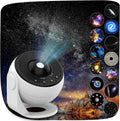 Home Planetario Nebulosa Luna Pianeti Stella Proiettore Da Soffitto Con 12Pcs Film Discs, Quite, Luce Notturna Lampada Di Proiezione