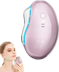 Gua Sha Viso Elettrico Lifting EMS, Massaggiatore Viso Antirughe Con Luce LED & Calore 45℃, Rassodante Viso E Collo – Face Massager per Pelle Visibilmente Giovane