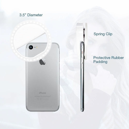 Anello LED Selfie Clip-On per Smartphone