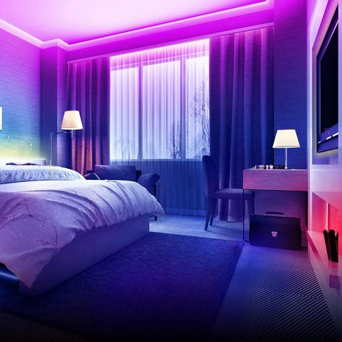 Striscia LED RGB 10 Metri Impermeabile — Luce Colorata per Camera