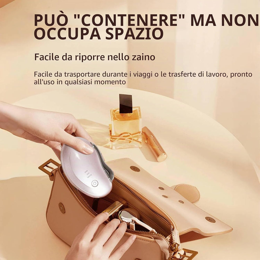 Gua Sha Viso Elettrico Lifting EMS, Massaggiatore Viso Antirughe Con Luce LED & Calore 45℃, Rassodante Viso E Collo – Face Massager per Pelle Visibilmente Giovane
