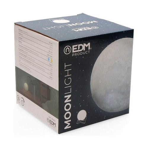 Lampada da Scrivania Luna EDM – Luce LED Multicolore 3,7V