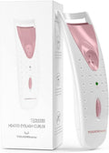 Piegaciglia Elettrico,Piegaciglia Riscaldato,Strumento Professionale per Il Trucco Con Cuscinetti Riscaldanti Intelligente in Silicone Ag-2003Ap(Rosa)
