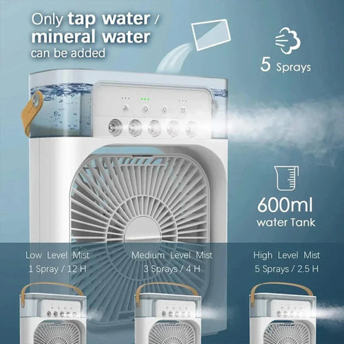 Ventilatore Raffrescatore da Tavolo Portatile