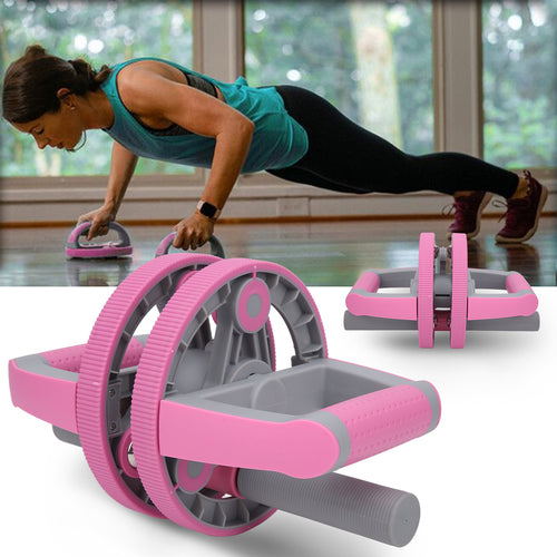 Ruota Addominale Multifunzionale con Cinghia - Set Fitness Completo